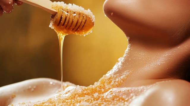 Пилинг медово-солевой